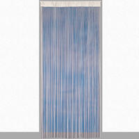 Wit koordgordijn met een afmeting van 300x250 cm