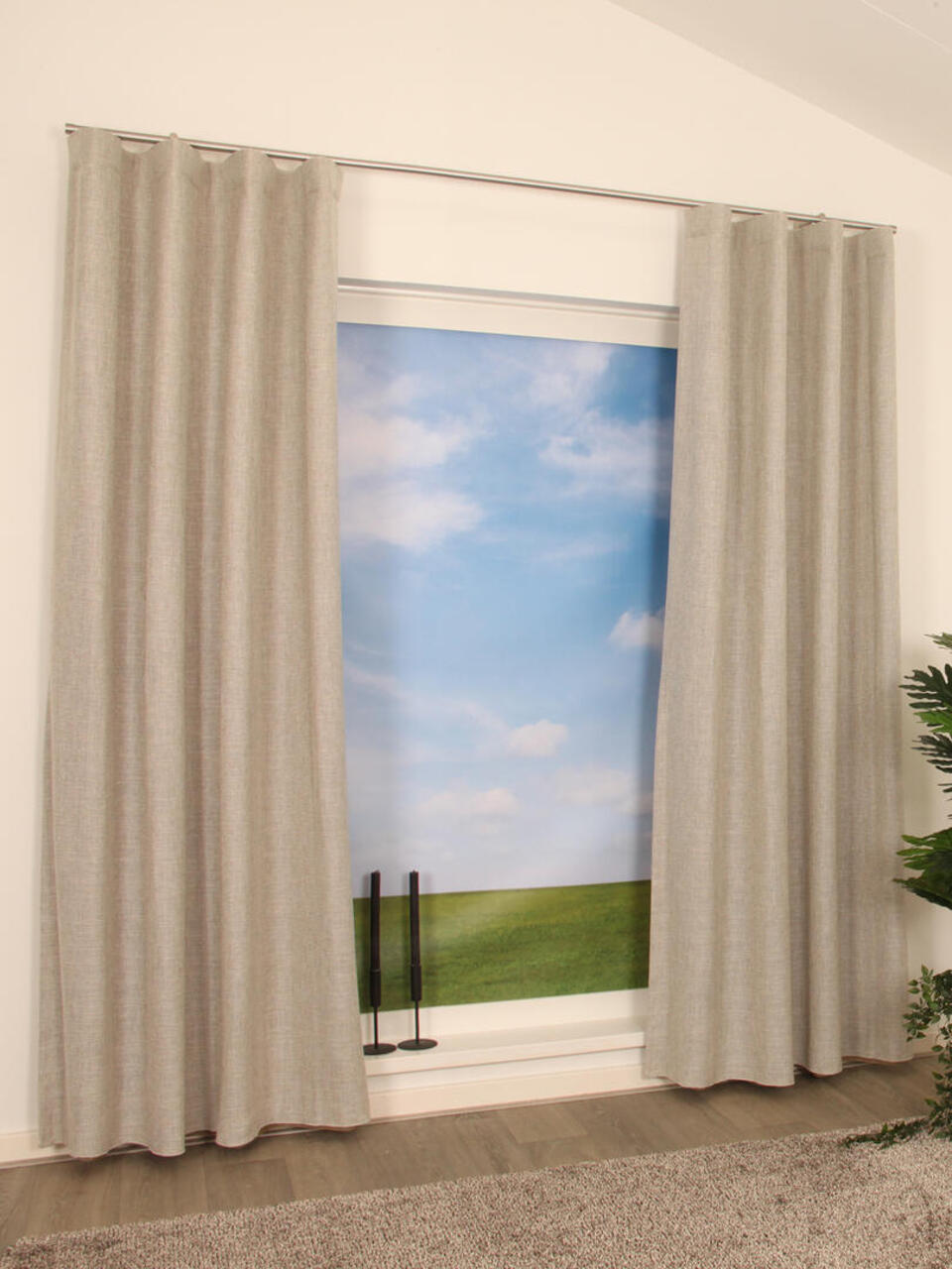 Oban is een prachtige grover geweven kamerhoge inbetween in verschillende gemêleerde garendiktes