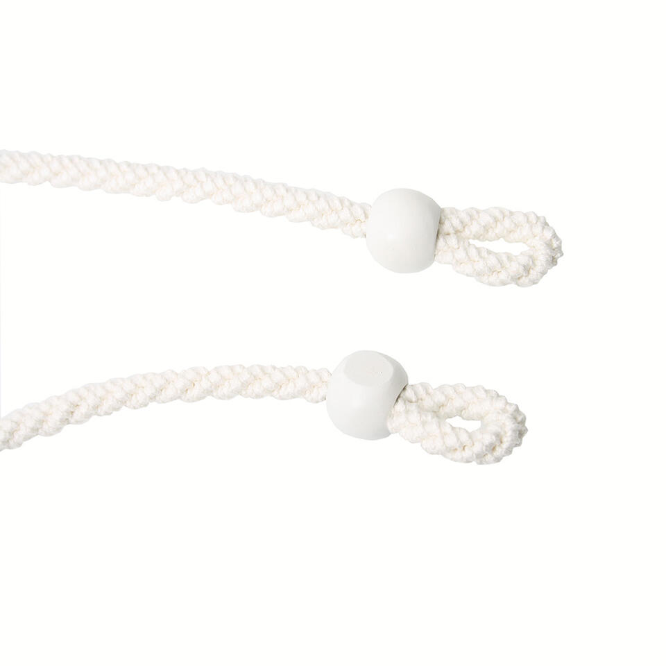 Mooie kwaliteit zijdematte linnen kleurige embrasse van een grof gedraaid en omwikkeld koord met een sierlijke rib